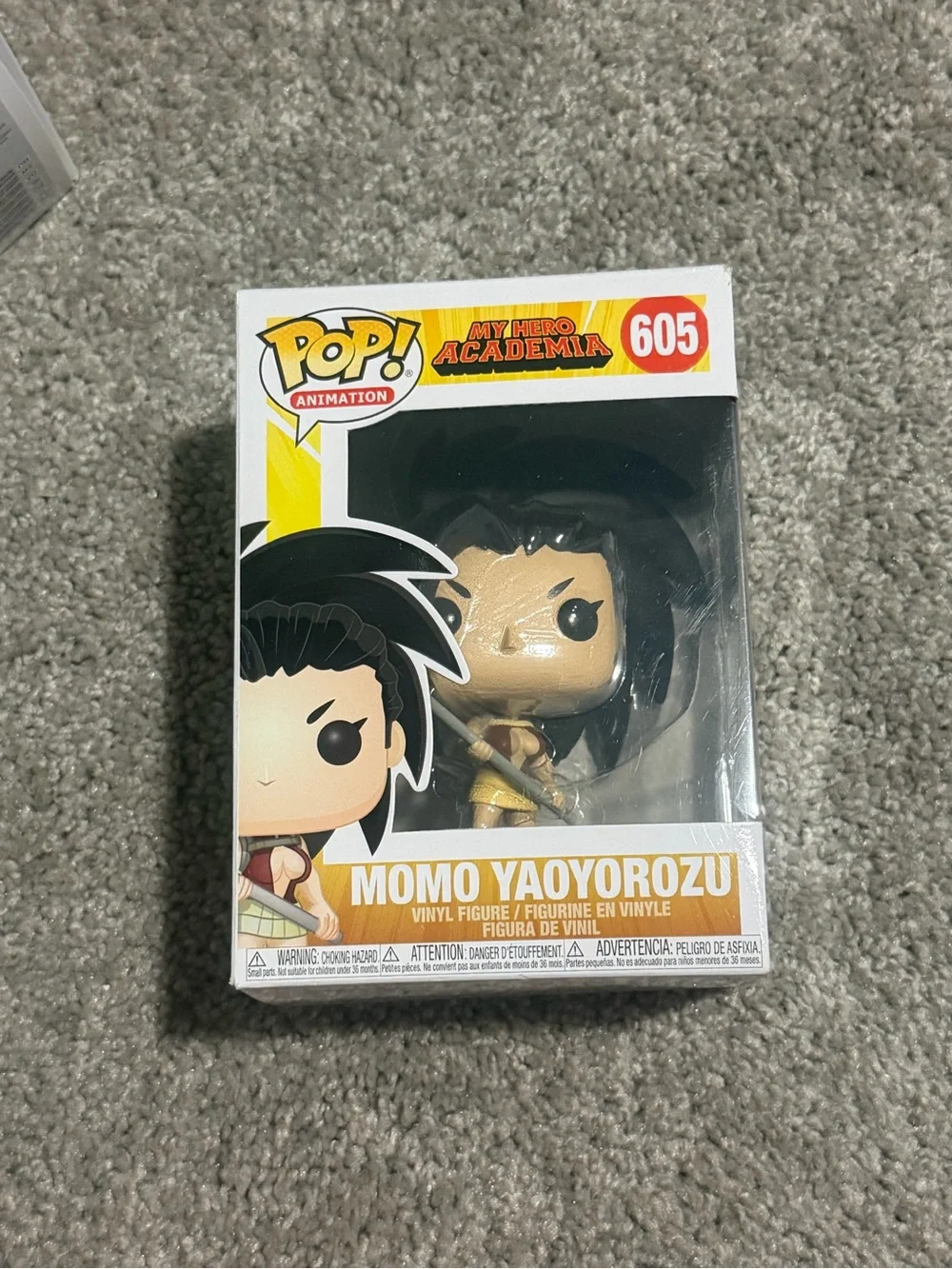 Funko Pop! Momo Yaoyorozu Vinyl Figure - Black, Yellow, Tan - Picture 2 of 6